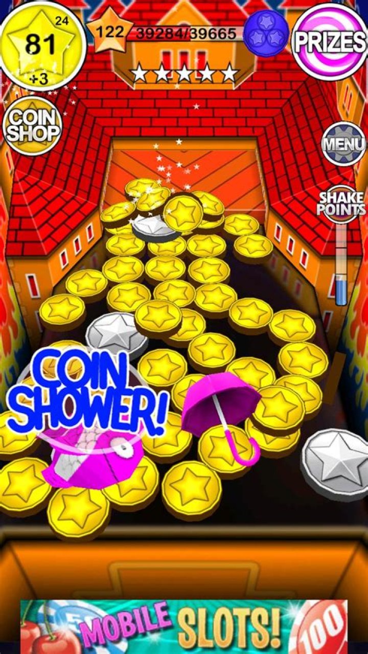 5 stars on Android Coin Dozer?