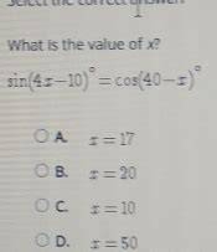 Find $\sin(10^{\circ})$, if $\cos(40^{\circ}) = a$