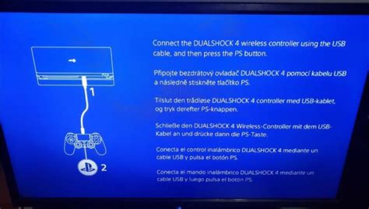 PS3 Slim stuck on "Connect the controller using USB cable, then press PS button" screen