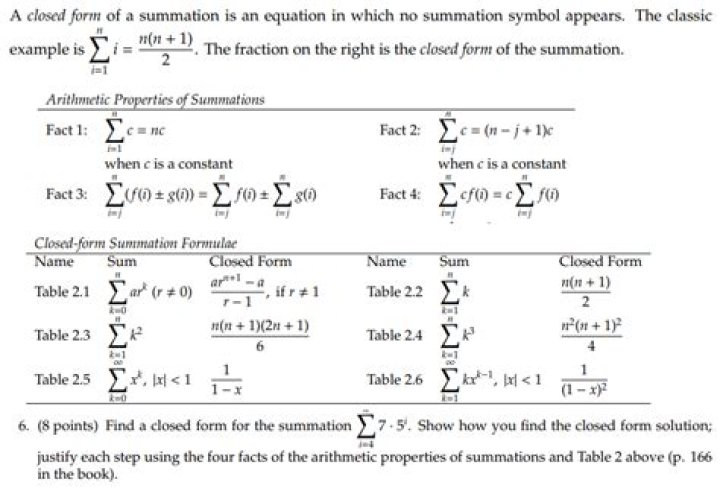 Sum to closed form?