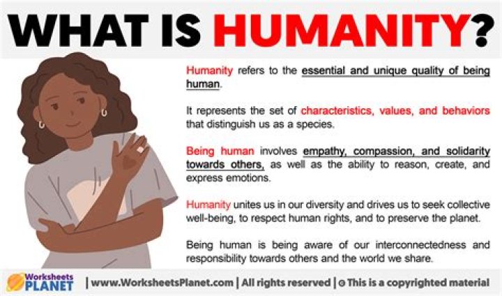 What does humanity do? [duplicate]