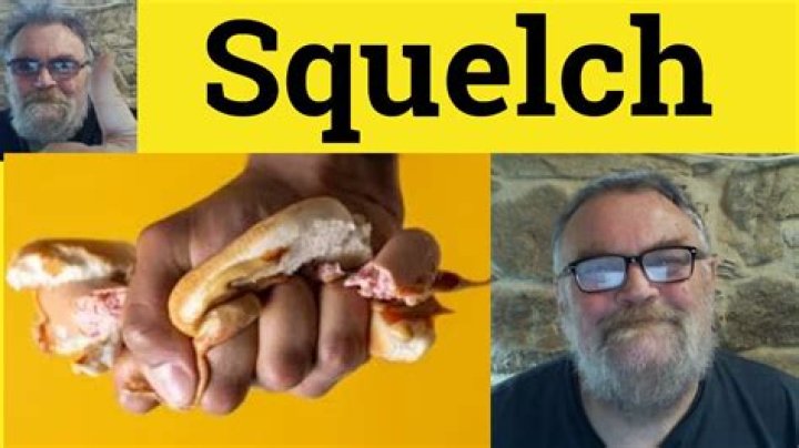 What does "Squelch" mean?